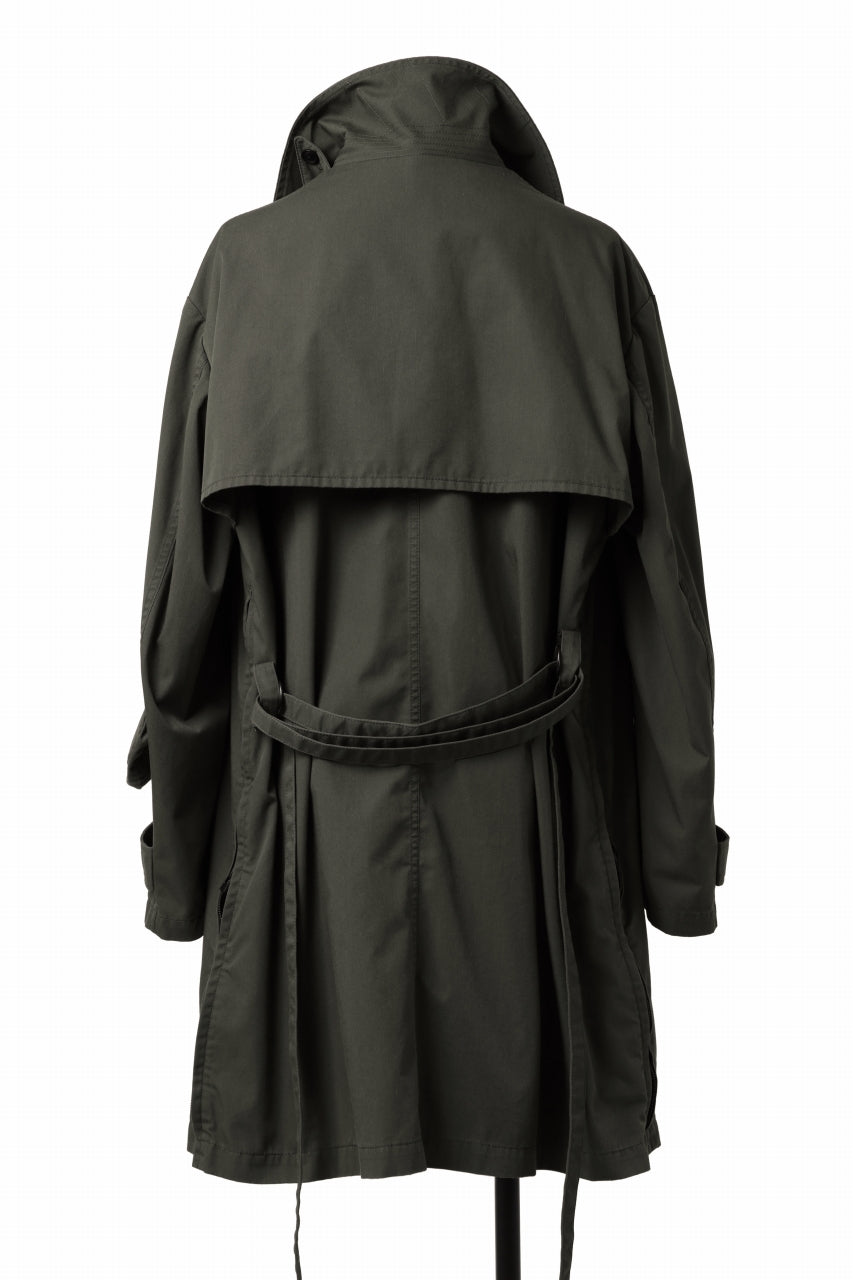 Load image into Gallery viewer, Y's BANG ON! No.186 SEMI DOUBLE HALF COAT / T/C TWILL (KHAKI)