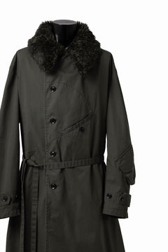 Load image into Gallery viewer, Y's BANG ON! No.186 SEMI DOUBLE HALF COAT / T/C TWILL (KHAKI)