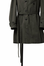 Load image into Gallery viewer, Y's BANG ON! No.186 SEMI DOUBLE HALF COAT / T/C TWILL (KHAKI)