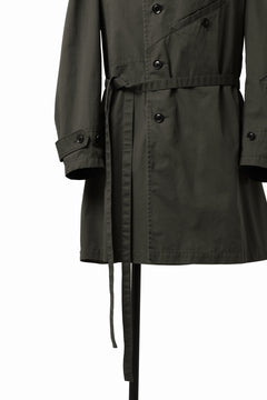 Load image into Gallery viewer, Y's BANG ON! No.186 SEMI DOUBLE HALF COAT / T/C TWILL (KHAKI)
