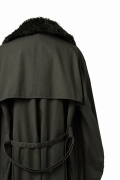 Load image into Gallery viewer, Y's BANG ON! No.186 SEMI DOUBLE HALF COAT / T/C TWILL (KHAKI)