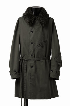 Load image into Gallery viewer, Y's BANG ON! No.186 SEMI DOUBLE HALF COAT / T/C TWILL (KHAKI)