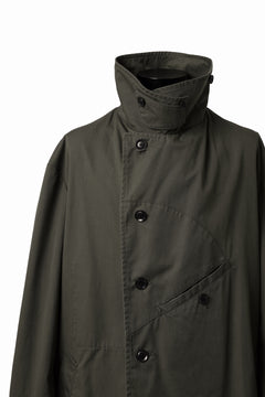 Load image into Gallery viewer, Y's BANG ON! No.186 SEMI DOUBLE HALF COAT / T/C TWILL (KHAKI)