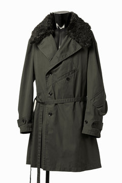 Load image into Gallery viewer, Y's BANG ON! No.186 SEMI DOUBLE HALF COAT / T/C TWILL (KHAKI)
