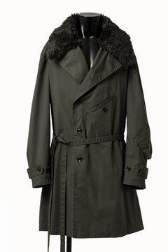 Load image into Gallery viewer, Y's BANG ON! No.186 SEMI DOUBLE HALF COAT / T/C TWILL (KHAKI)