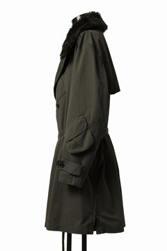 Load image into Gallery viewer, Y's BANG ON! No.186 SEMI DOUBLE HALF COAT / T/C TWILL (KHAKI)