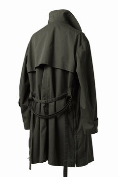 Load image into Gallery viewer, Y's BANG ON! No.186 SEMI DOUBLE HALF COAT / T/C TWILL (KHAKI)
