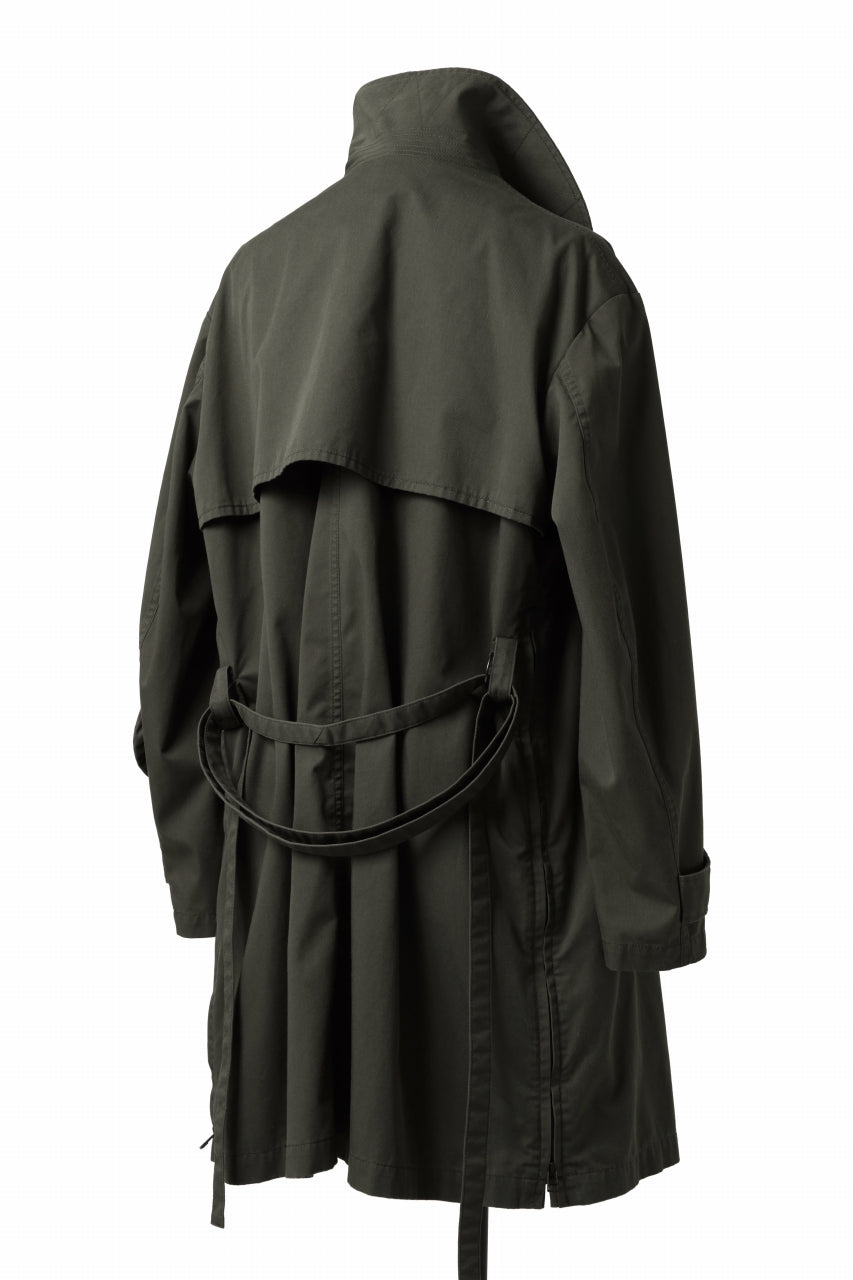 Load image into Gallery viewer, Y's BANG ON! No.186 SEMI DOUBLE HALF COAT / T/C TWILL (KHAKI)