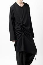 画像をギャラリービューアに読み込む, Y's BANG ON! No.170 TAPE AJUST DRAPE LONG TOPS / COMA 28G JERSEY (BLACK)