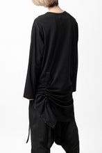 画像をギャラリービューアに読み込む, Y's BANG ON! No.170 TAPE AJUST DRAPE LONG TOPS / COMA 28G JERSEY (BLACK)