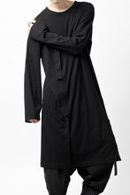 画像をギャラリービューアに読み込む, Y's BANG ON! No.170 TAPE AJUST DRAPE LONG TOPS / COMA 28G JERSEY (BLACK)