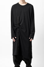 画像をギャラリービューアに読み込む, Y's BANG ON! No.170 TAPE AJUST DRAPE LONG TOPS / COMA 28G JERSEY (BLACK)