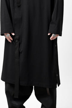 画像をギャラリービューアに読み込む, Y's BANG ON! No.170 TAPE AJUST DRAPE LONG TOPS / COMA 28G JERSEY (BLACK)