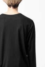 画像をギャラリービューアに読み込む, Y's BANG ON! No.170 TAPE AJUST DRAPE LONG TOPS / COMA 28G JERSEY (BLACK)