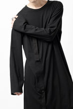 画像をギャラリービューアに読み込む, Y's BANG ON! No.170 TAPE AJUST DRAPE LONG TOPS / COMA 28G JERSEY (BLACK)