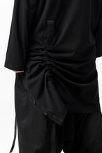 画像をギャラリービューアに読み込む, Y's BANG ON! No.170 TAPE AJUST DRAPE LONG TOPS / COMA 28G JERSEY (BLACK)