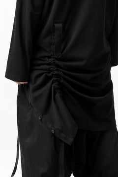 画像をギャラリービューアに読み込む, Y's BANG ON! No.170 TAPE AJUST DRAPE LONG TOPS / COMA 28G JERSEY (BLACK)
