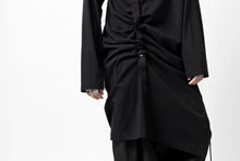 画像をギャラリービューアに読み込む, Y's BANG ON! No.170 TAPE AJUST DRAPE LONG TOPS / COMA 28G JERSEY (BLACK)