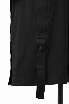 画像をギャラリービューアに読み込む, Y's BANG ON! No.170 TAPE AJUST DRAPE LONG TOPS / COMA 28G JERSEY (BLACK)