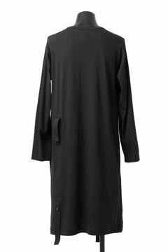画像をギャラリービューアに読み込む, Y's BANG ON! No.170 TAPE AJUST DRAPE LONG TOPS / COMA 28G JERSEY (BLACK)