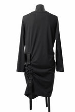 画像をギャラリービューアに読み込む, Y's BANG ON! No.170 TAPE AJUST DRAPE LONG TOPS / COMA 28G JERSEY (BLACK)