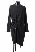 画像をギャラリービューアに読み込む, Y's BANG ON! No.170 TAPE AJUST DRAPE LONG TOPS / COMA 28G JERSEY (BLACK)