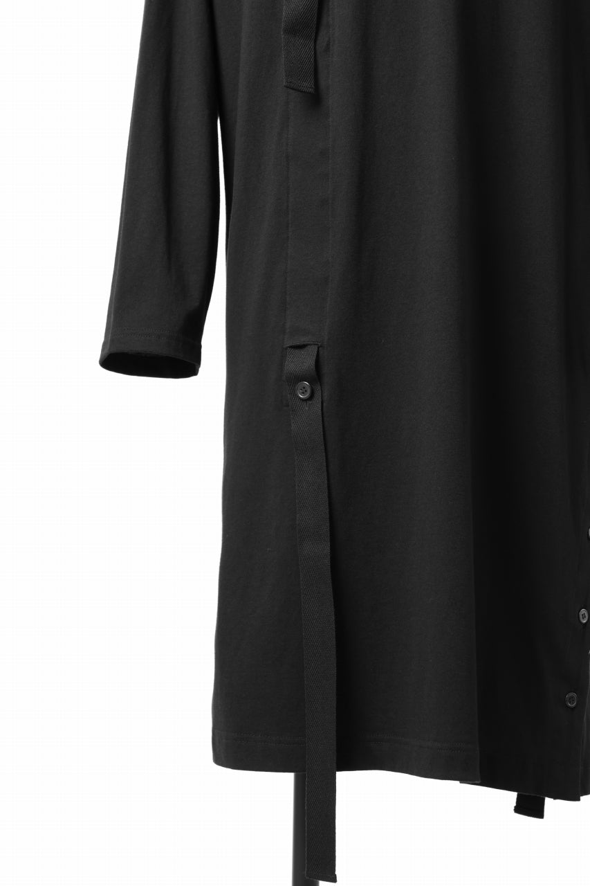 画像をギャラリービューアに読み込む, Y's BANG ON! No.170 TAPE AJUST DRAPE LONG TOPS / COMA 28G JERSEY (BLACK)