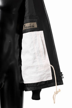 画像をギャラリービューアに読み込む, Y's BANG ON! No.180 COW LEATHER + TWEED BACK TACK BLOUSON (BLACK)