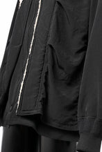 画像をギャラリービューアに読み込む, Y's BANG ON! No.193 CREPE DE CHINE PATCHED BLOUSON (BLACK)