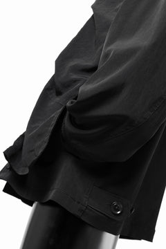 画像をギャラリービューアに読み込む, Y's BANG ON! No.193 CREPE DE CHINE PATCHED BLOUSON (BLACK)