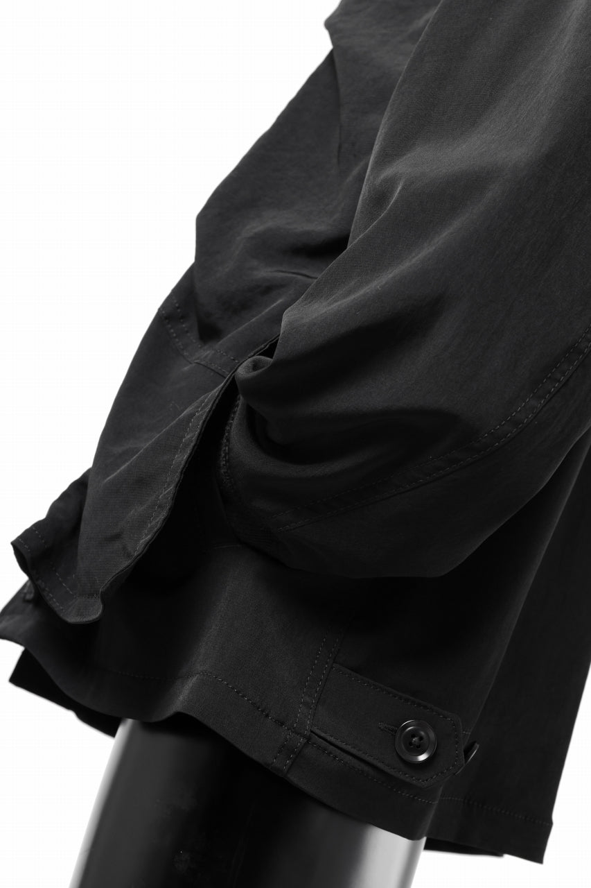 画像をギャラリービューアに読み込む, Y's BANG ON! No.193 CREPE DE CHINE PATCHED BLOUSON (BLACK)