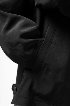 画像をギャラリービューアに読み込む, Y's BANG ON! No.193 CREPE DE CHINE PATCHED BLOUSON (BLACK)