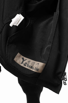画像をギャラリービューアに読み込む, Y's BANG ON! No.193 CREPE DE CHINE PATCHED BLOUSON (BLACK)