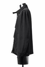 画像をギャラリービューアに読み込む, Y's BANG ON! No.193 CREPE DE CHINE PATCHED BLOUSON (BLACK)
