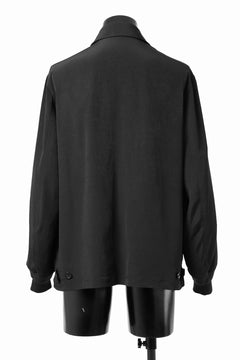画像をギャラリービューアに読み込む, Y's BANG ON! No.193 CREPE DE CHINE PATCHED BLOUSON (BLACK)
