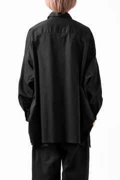 画像をギャラリービューアに読み込む, Y's VOLUMETRIC BLOUSON SHIRT (BLACK)