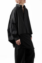 画像をギャラリービューアに読み込む, Y's VOLUMETRIC BLOUSON SHIRT (BLACK)