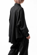 画像をギャラリービューアに読み込む, Y's VOLUMETRIC BLOUSON SHIRT (BLACK)