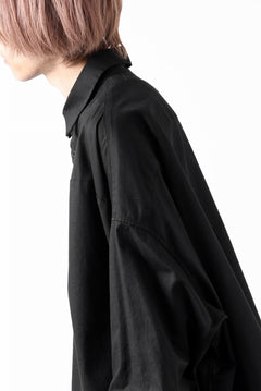 画像をギャラリービューアに読み込む, Y's VOLUMETRIC BLOUSON SHIRT (BLACK)