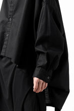 画像をギャラリービューアに読み込む, Y's VOLUMETRIC BLOUSON SHIRT (BLACK)