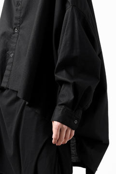 画像をギャラリービューアに読み込む, Y's VOLUMETRIC BLOUSON SHIRT (BLACK)