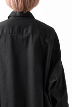 画像をギャラリービューアに読み込む, Y's VOLUMETRIC BLOUSON SHIRT (BLACK)