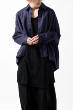 画像をギャラリービューアに読み込む, Y's VOLUMETRIC BLOUSON SHIRT (NAVY)