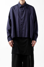 画像をギャラリービューアに読み込む, Y's VOLUMETRIC BLOUSON SHIRT (NAVY)