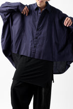 画像をギャラリービューアに読み込む, Y's VOLUMETRIC BLOUSON SHIRT (NAVY)
