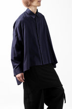 画像をギャラリービューアに読み込む, Y's VOLUMETRIC BLOUSON SHIRT (NAVY)
