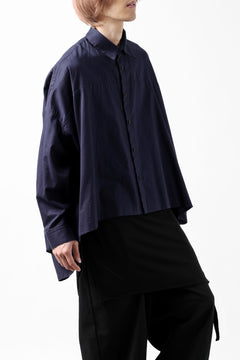 画像をギャラリービューアに読み込む, Y's VOLUMETRIC BLOUSON SHIRT (NAVY)