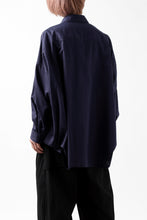 画像をギャラリービューアに読み込む, Y's VOLUMETRIC BLOUSON SHIRT (NAVY)