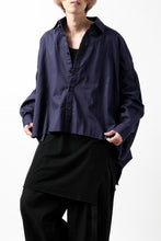 画像をギャラリービューアに読み込む, Y's VOLUMETRIC BLOUSON SHIRT (NAVY)