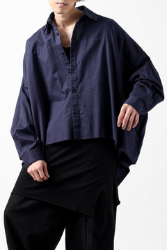 画像をギャラリービューアに読み込む, Y's VOLUMETRIC BLOUSON SHIRT (NAVY)